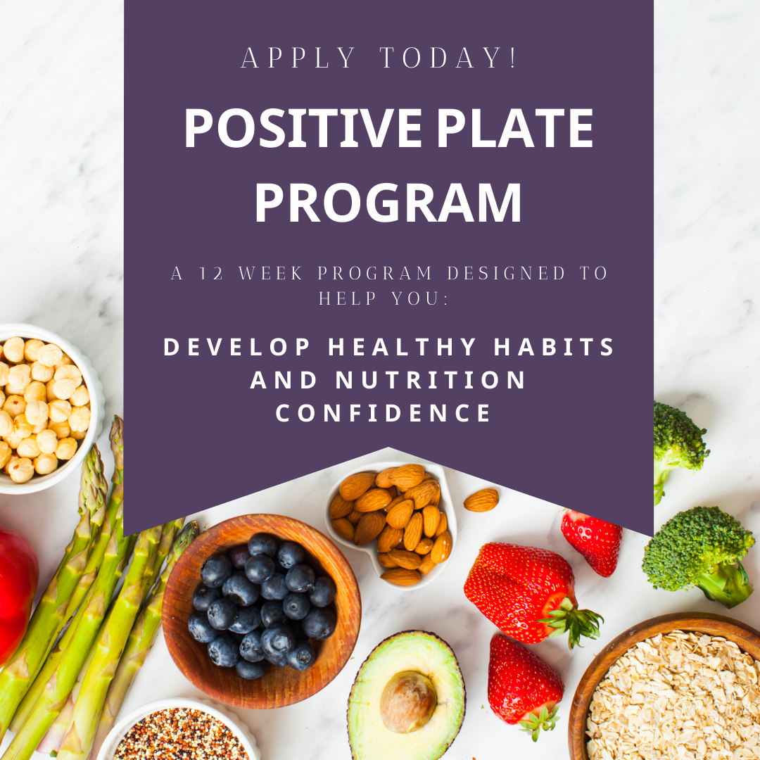 Positive Plate Program Megan Jane's Plate